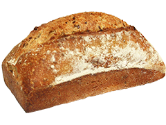 Хлеб на закваске со льном